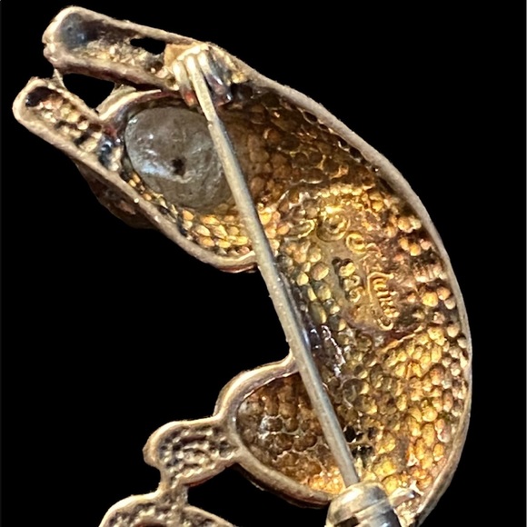 Sterling Silver Cat Pin/Brooch - Picture 6 of 6